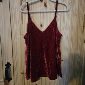 Torrid Velvet Tank Size 0